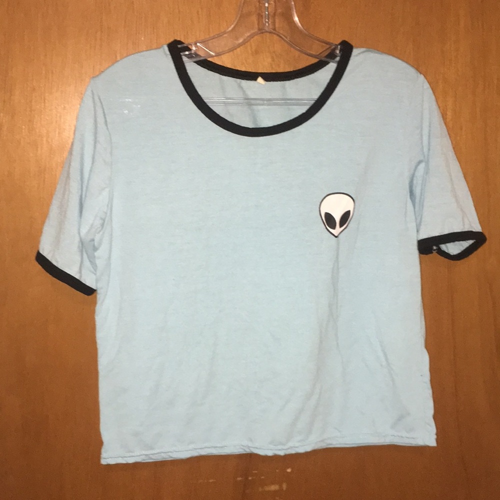 💥4/$20💥NWOT baby blue alien baby-t